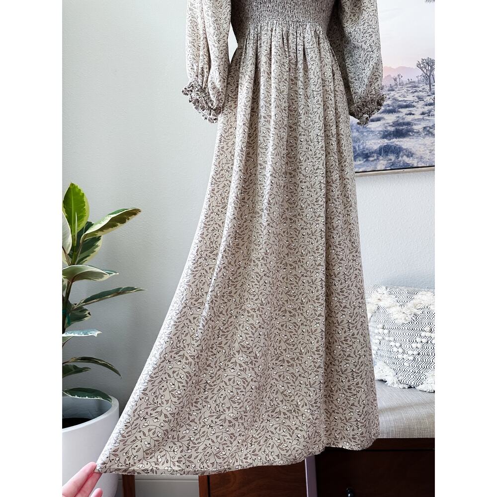 Rylee + Cru Gathering Wildflowers & Cottage Dreams Floral Milkmaid Maxi Dress - Picture 7 of 8